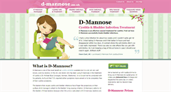 Desktop Screenshot of d-mannose.me.uk