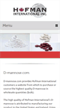 Mobile Screenshot of d-mannose.com